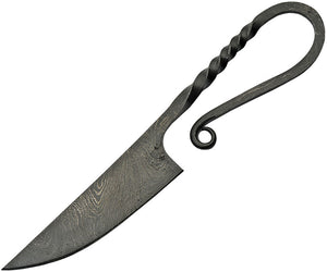 Damascus Lord Feasting Fixed Blade Knife w/ Leather Sheath 1245
