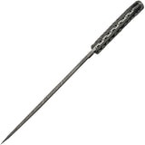 Damascus Great Slate Machete Black Micarta Fixed Blade Knife Machete 1323
