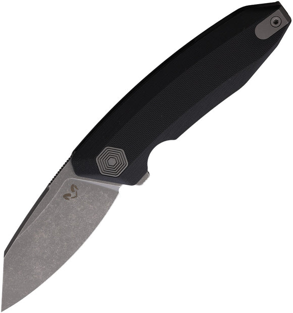Damned Designs Wraith Folding Pocket Knife Linerlock G10 14C28N Steel 011GB