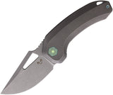 Damned Designs Djinn XL Framelock Gray Titanium Folding S35VN Knife 015XLTSW2