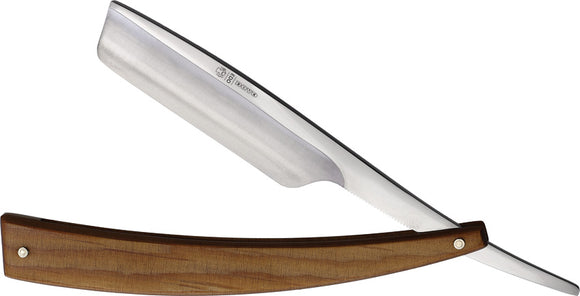 Dovo Edo Straight Razor 5/8 Brown Wood Folding Stainless Pocket Knife 1658009145