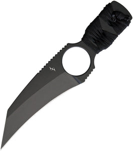 Pinkerton Knives Variable Claw Black Wrapped Fixed Blade Knife w/ Sheath 007