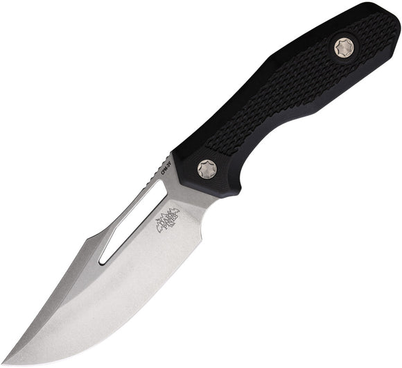 Dark Pines WidowMaker 3.5 V2 Black G10 Carbon Steel Fixed Blade Knife 003