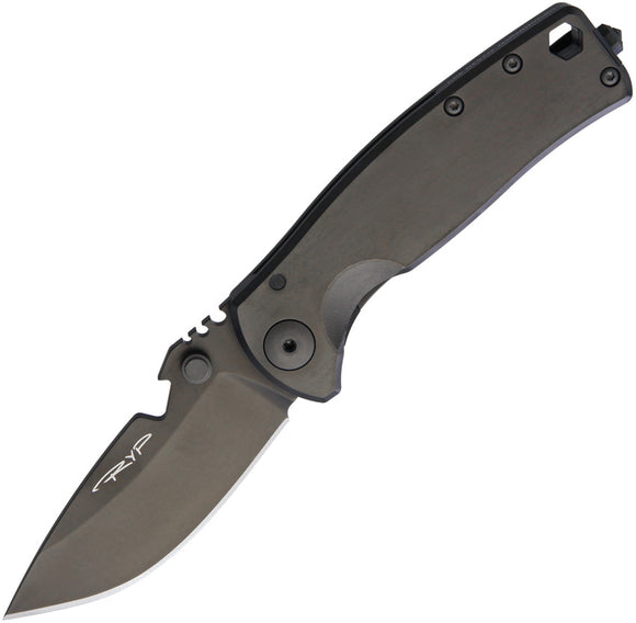 DPx Gear HEST/F Urban Black PVD Titanium Night Rider Multi-Tool Knife HSF035