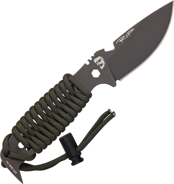 DPx Gear HEST II Assault OD Paracord Fixed Blade Knife G-10 Handle DPXHSX021