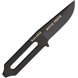 Darrel Ralph Sermon Black 154CM Stainless Fixed Blade Neck Knife w/ Sheath 057