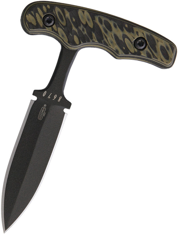 Darrel Ralph Green Fixed Blade Push Dagger Knife 068