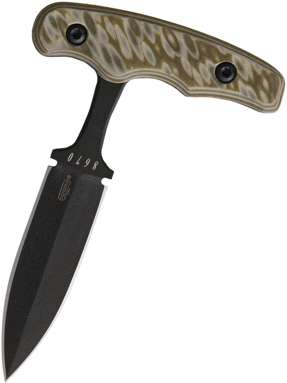 Darrel Ralph Green Fixed Blade Push Dagger Knife 070