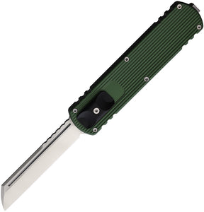 D Rocket Designs Automatic Zulu Knife OTF Green Aluminum Bohler M390 Blade ZUGN