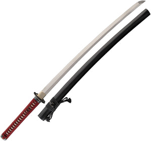 Dragon King Spring Flower Katana Wrapped Carbon Steel Sword w/ Scabbard 35190