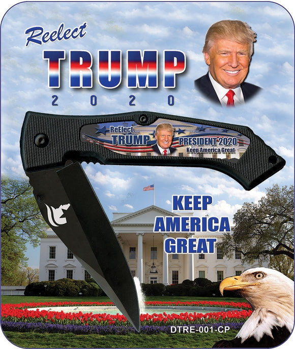 President Donald Trump Re-Election Trump 2020 Keep America Great Knife RE001