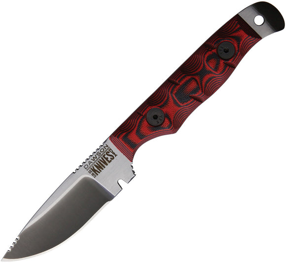 Dawson Knives Handyman 3V Specter Red Fixed Blade Knife 12072