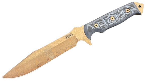Dawson Knives Mojave 7 Blue/Black G10 MagnaCut Fixed Blade Knife w/ Sheath 48786