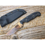 Dawson Knives Deep Notch Black Fixed Blade Knife 63509