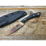 Dawson Knives Angler Black Fixed Blade Knife 63646