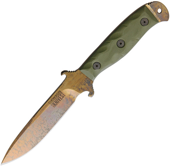 Dawson Knives Raider 5 OD Green Fixed Blade Knife 63752