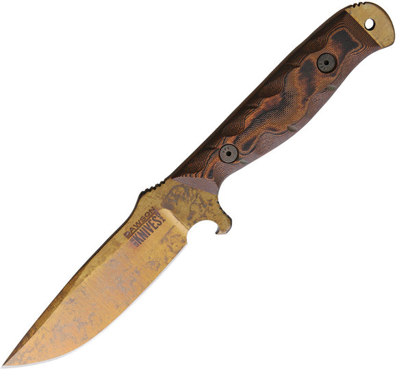 Dawson Knives Pathfinder Orange Fixed Blade Knife 63837