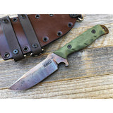 Dawson Knives Pathfinder OD Green Fixed Blade Knife 63851