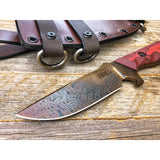 Dawson Knives Pathfinder Red Fixed Blade Knife 63875