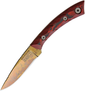 Dawson Knives Angler Red Fixed Blade Knife 64117