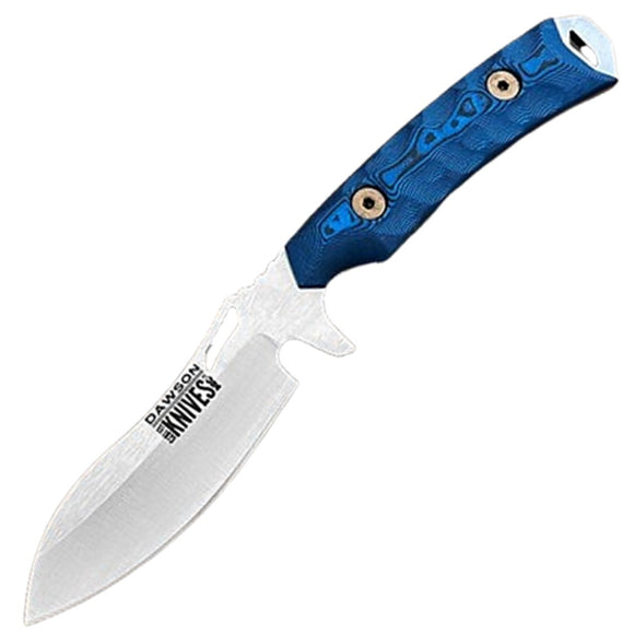 Dawson Knives Harvester Blue & Black G10 CPM-MagnaCut Fixed Blade Knife 84196