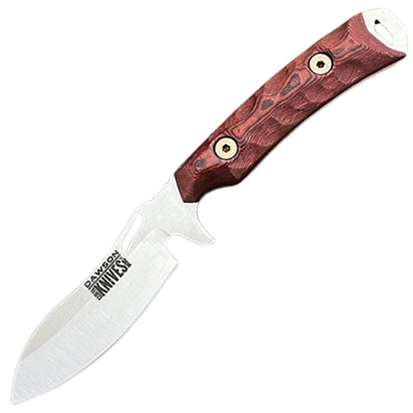 Dawson Knives Harvester Red & Black G10 CPM-MagnaCut Fixed Blade Knife 84219