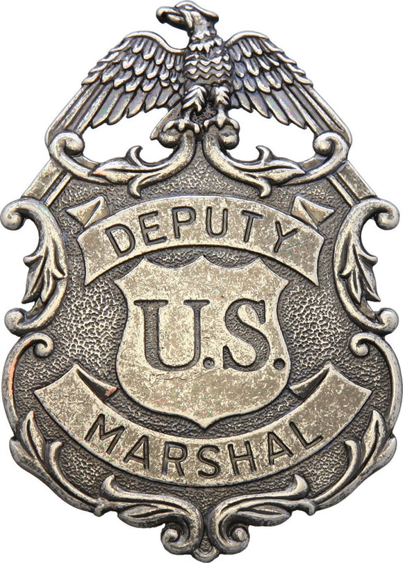 Denix Eagle Marshal Badge-Nickel 112n