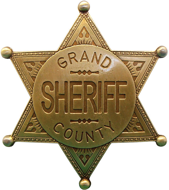 Denix Grand County Sheriff Badge 113l