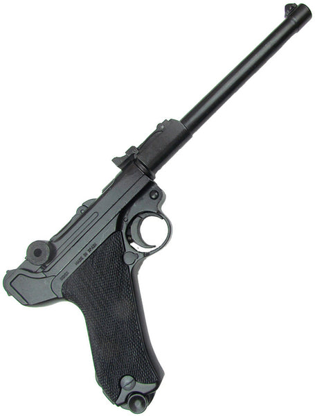 Luger Artillery Custom ガン Denix WWII German Artillery Luger P-08 Replica Pistol Black