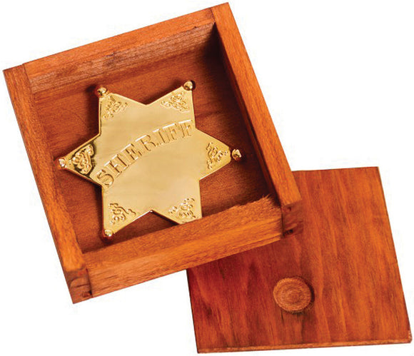 Denix Gold Sheriff Star Badge 8101