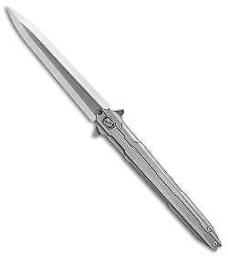 Stedemon Thunderfury Gray Titanium Bohler M390 Folding Knife