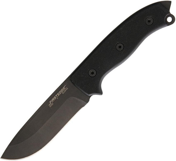 First Edge Survival Fixed Blade U.S. Special Forces Black G10 Knife