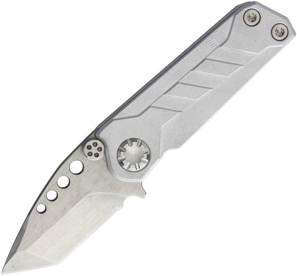 EOS Prawn Folder Aluminum Handle Pocket Clip Folding Knife 012