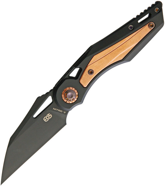 EOS Urchin Friction Folder Copper & Black Titanium Slip Joint Knife EOS043