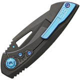 EOS Dorado S Black Titanium + Carbon Fiber Inlay CPM S90V Folding Knife 059