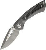 EOS Dorado S Gray Titanium + Carbon Fiber Inlay CPM S90V Folding Knife 061