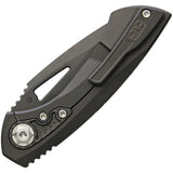 EOS Dorado S DLC Black Titanium + Carbon Fiber Inlay CPM S90V Folding Knife 063