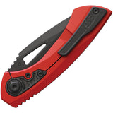 EOS Dorado S Red Titanium + Carbon Fiber Inlay CPM S90V Folding Knife 067