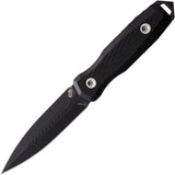 EOS Mini Thresher Black Aluminum CPM-3V Fixed Blade Knife w/ Sheath 099