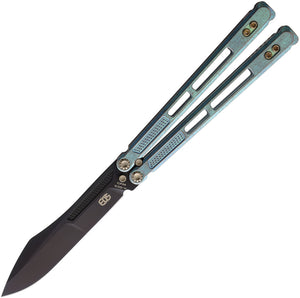 EOS Trident Balisong Antique Green Knife (Butterfly) 100