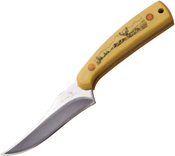 Elk Ridge Upswept Skinner Elk POM 3Cr13 Stainless Fixed Blade Knife 299IV