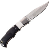 Elk Ridge Lockback Black/White Pakkawood Folding 3Cr13MoV Stainless Knife 934WH