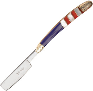 Elk Ridge Red White Blue Acrylic Folding 3Cr13 Razor Pocket Knife 955AF