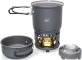 Esbit Alcohol Stove & Trekking Cookset Pot Lightweight Anodized Aluminum 87014