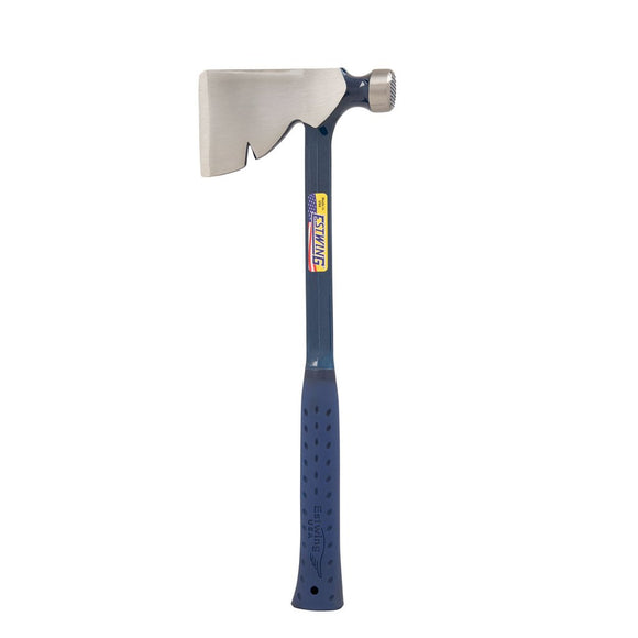 Estwing Riggers Axe Solid Steel w/ Blue Nylon Shock Reduction Grip Handle Ax 3R