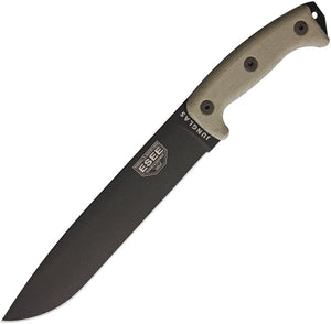 ESEE 16.5" Junglas Black High Carbon Fixed Blade Knife w/ MOLLE Sheath JUNGLAS