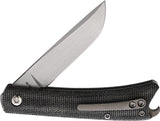 Esnyx Knives Beer Buster Jr. Linerlock Micarta Folding Pocket Knife BBJFF58