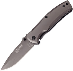 Elite Tactical Framelock A/O 8Cr13MoV Gray Titanium Folding Knife A1019SO