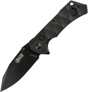Elite Tactical Pocket Knife Parallax Rapid Lock Black Folding Black D2 FDR005BK