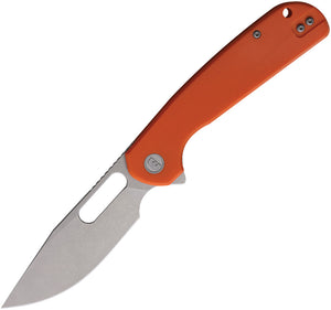 Eutektik Trinity Linerlock Orange G10 Folding 14C28N Pocket Knife 002